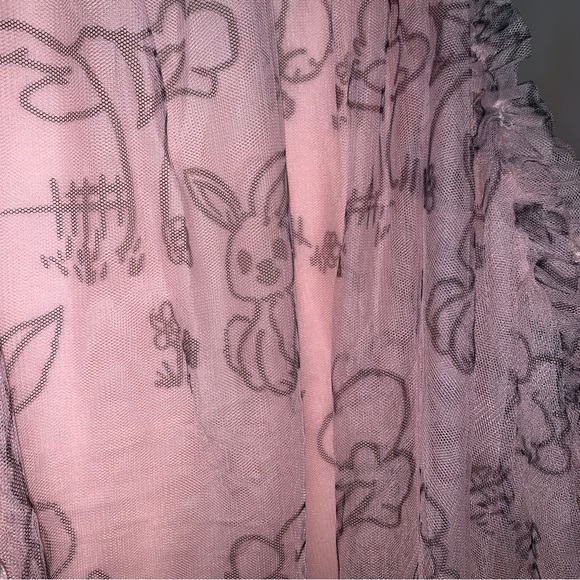 Urban Outfitters Nicopanda Pink Mesh Mini Bunny Tavi Dress size Medim NWT - Picture 6 of 13